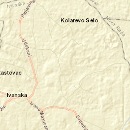 Ivanska Street Map