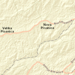 Velika Pisanica Street Map