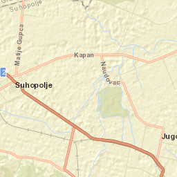 Suhopolje Street Map