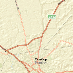 Sombor Street Map