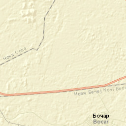 Bočar Street Map