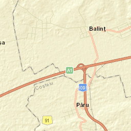 Comuna Balinţ Street Map