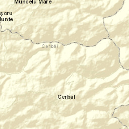 Comuna Cerbăl Street Map