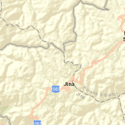 Comuna Jina Street Map