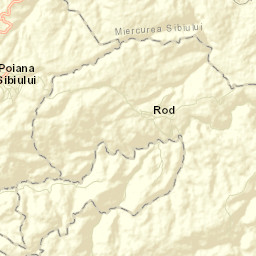 Comuna Poiana Sibiului Street Map