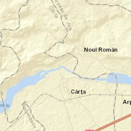 Comuna Arpaşu de Jos Street Map