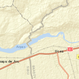 Arpaşu de Jos Street Map