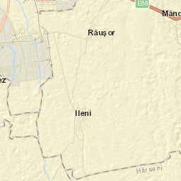 Comuna Mândra Street Map