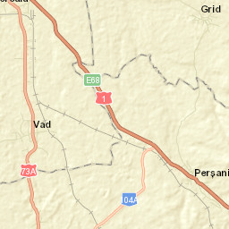 Perșani Street Map