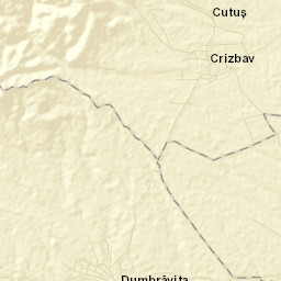 Crizbav Street Map