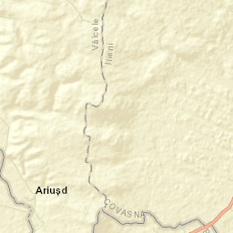 Comuna Vâlcele Street Map