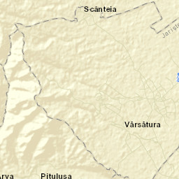 Comuna Jariştea Street Map