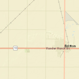 Britton Street Map