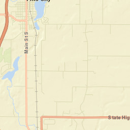 Pine City Street Map