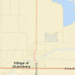 Grantsburg Street Map