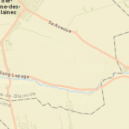 Sainte-Anne-des-Plaines Street Map