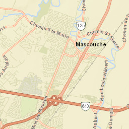 Mascouche Street Map