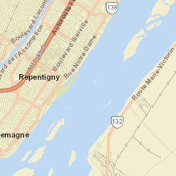 Repentigny Street Map