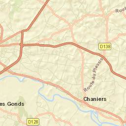 Les Gonds Street Map