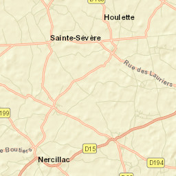 Nercillac Street Map