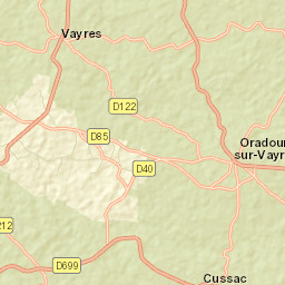Cussac Street Map