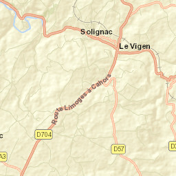 Le Vigen Street Map