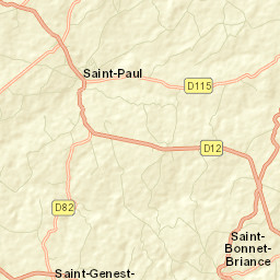 Saint-Paul Street Map