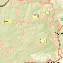 Royat Street Map