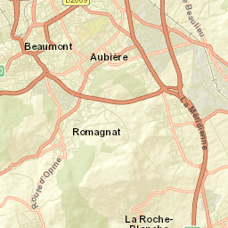Romagnat Street Map