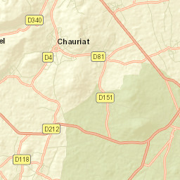 Billom Street Map