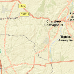 Charvieu-Chavagneux Street Map