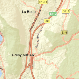 La Biolle Street Map