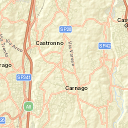 Castronno Street Map