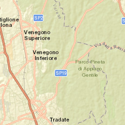 Venegono Inferiore Street Map