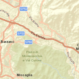 Missaglia Street Map