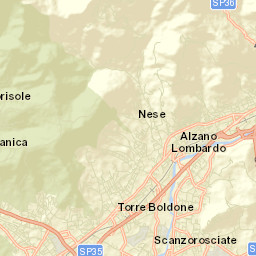 Scanzorosciate Street Map