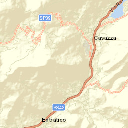 Entratico Street Map