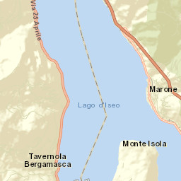 Tavernola Bergamasca Street Map