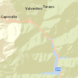 Valvestino Street Map