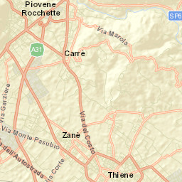Thiene Street Map