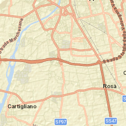 Cartigliano Street Map