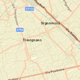 Falzè-Signoressa Street Map