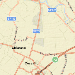 Chiarano Street Map
