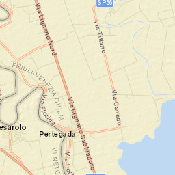 Pertegada Street Map