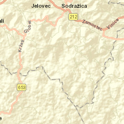 Sodražica Street Map