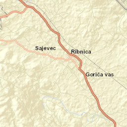 Ribnica Street Map
