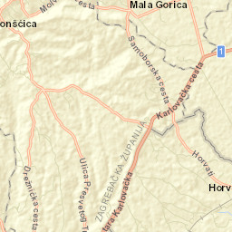Rakov Potok Street Map