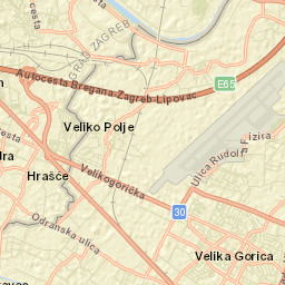 Velika Mlaka Street Map