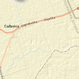 Čađavica Street Map
