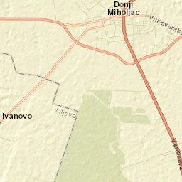 Donji Miholjac Street Map